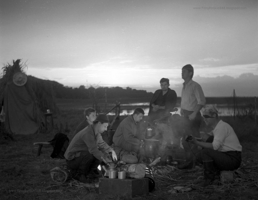 kadr z filmu „Mężczyźni na wyspie” (1962)
